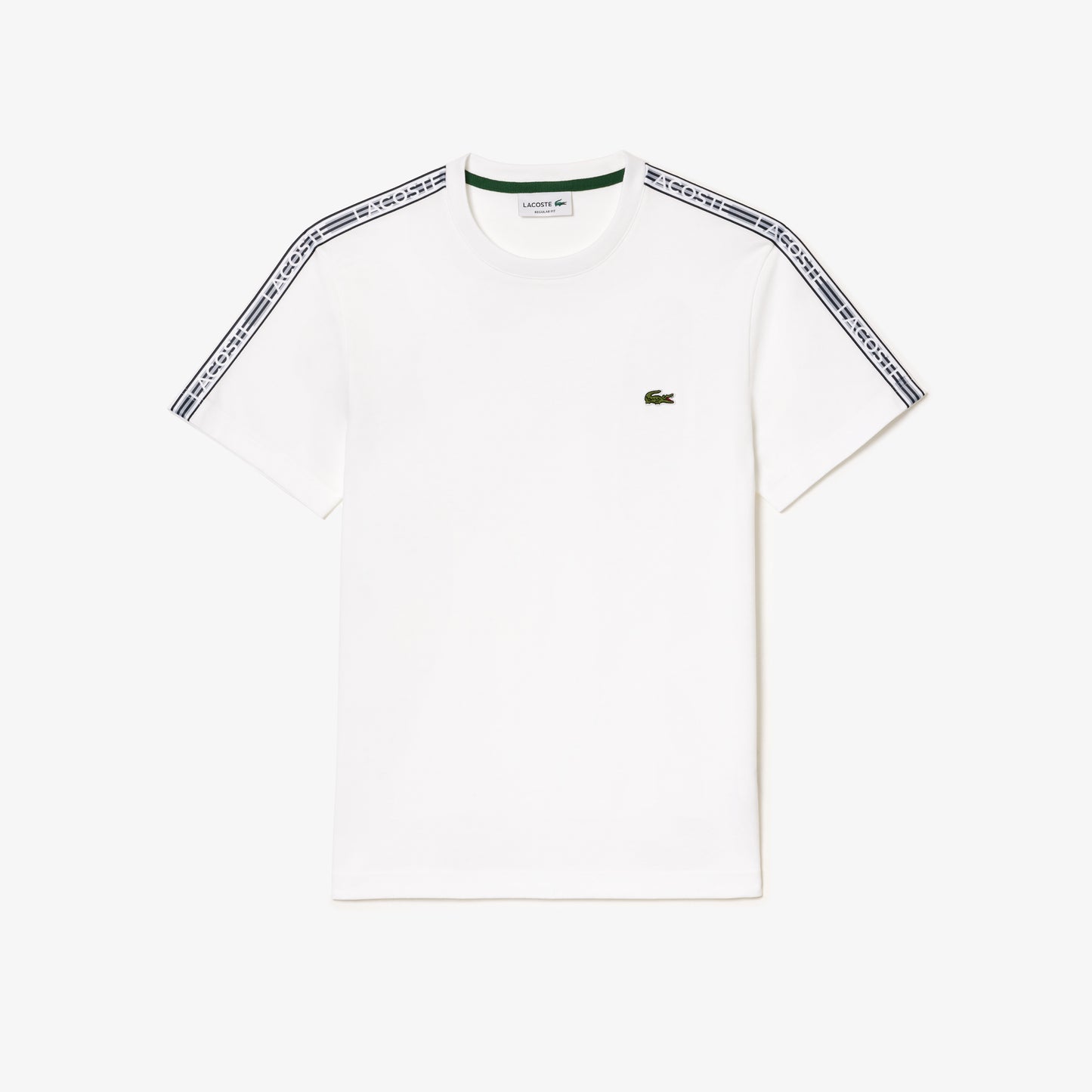 Lacoste Men's Regular Fit Logo Stripe T-shirt