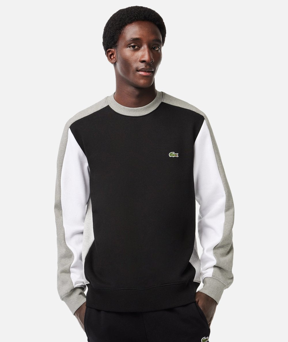 Lacoste Brushed Fleece Colour Block Jogger Sweatshirt - Lacoste Nigeria - SH1299_00_EQD_S