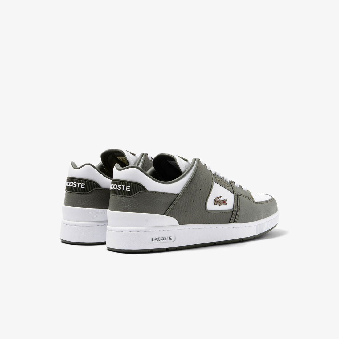 Lacoste Court Cage Leather Eyelet Trainers - Lacoste Nigeria - 46SMA0044_2H4_10.5