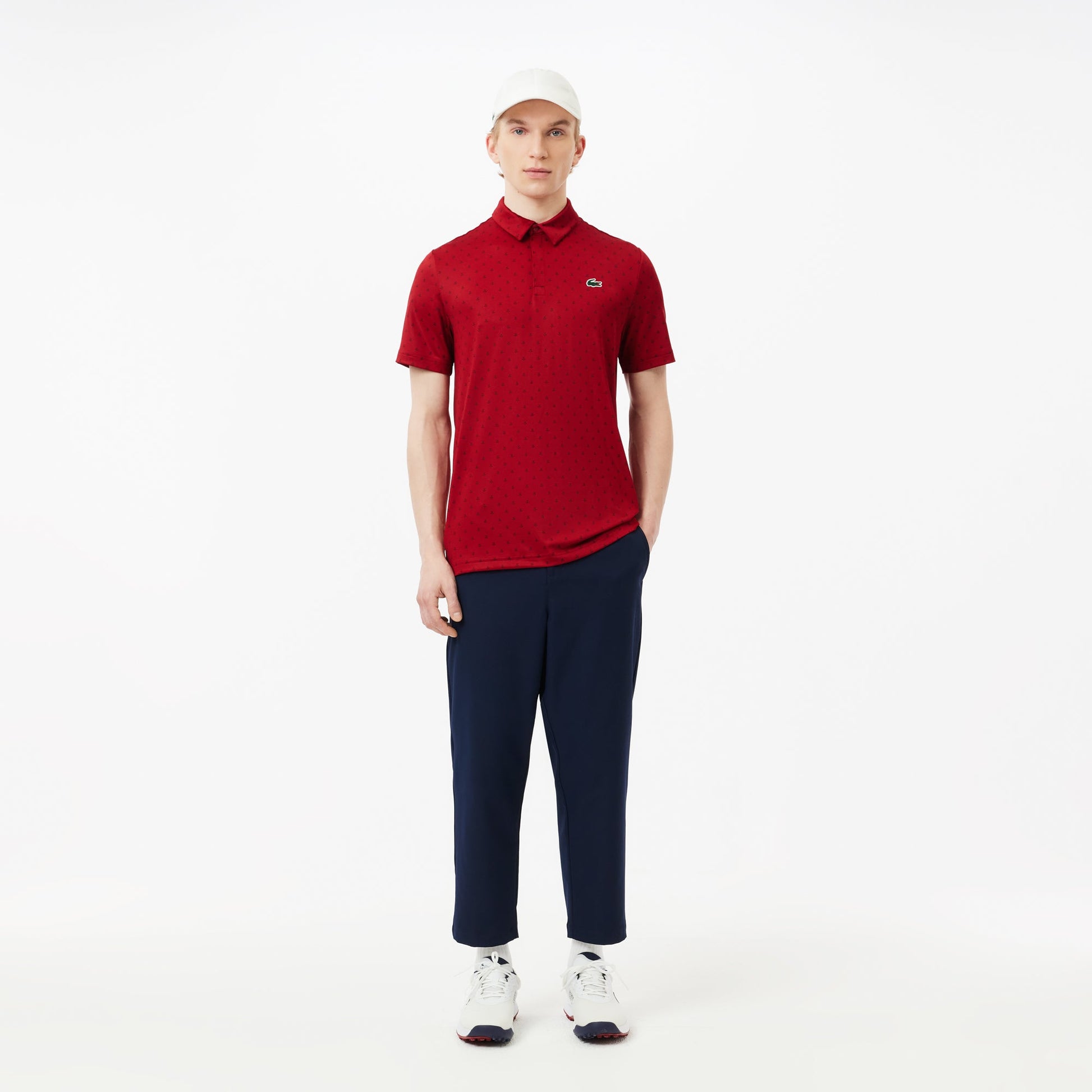 Lacoste Golf Printed Recycled Polyester Polo Shirt - Lacoste Nigeria - DH5175 - 00 - IQF - L