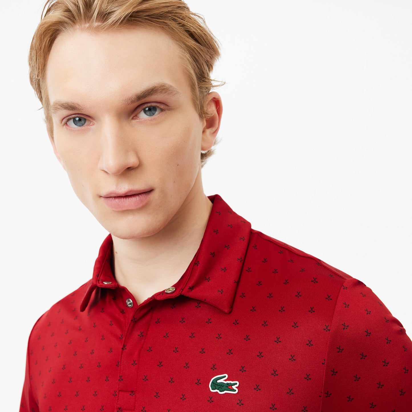 Lacoste Golf Printed Recycled Polyester Polo Shirt - Lacoste Nigeria - DH5175 - 00 - IQF - L