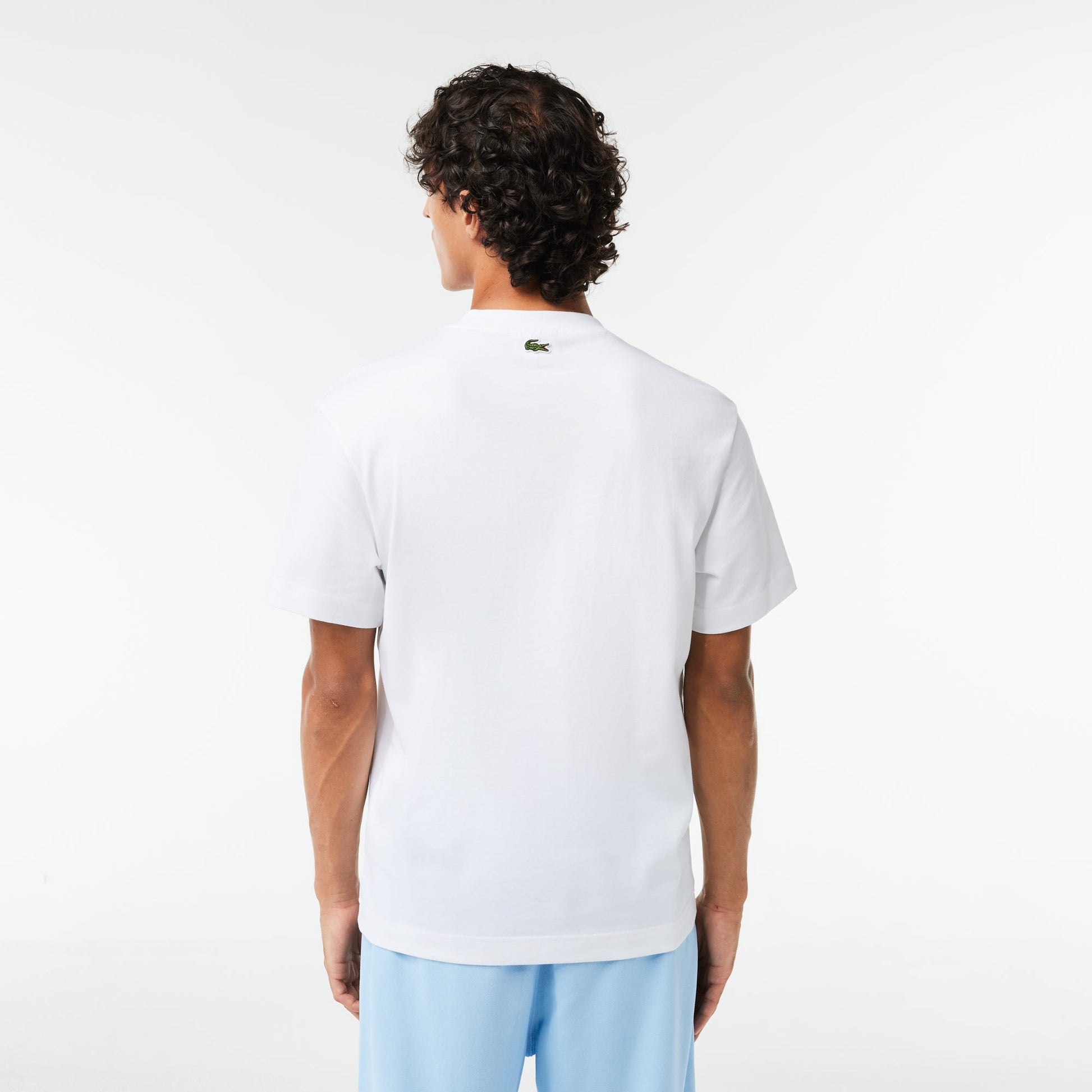 Lacoste Heavy Cotton Jersey Multi Badge T - shirt - Lacoste Nigeria - TH2059 00 001_M