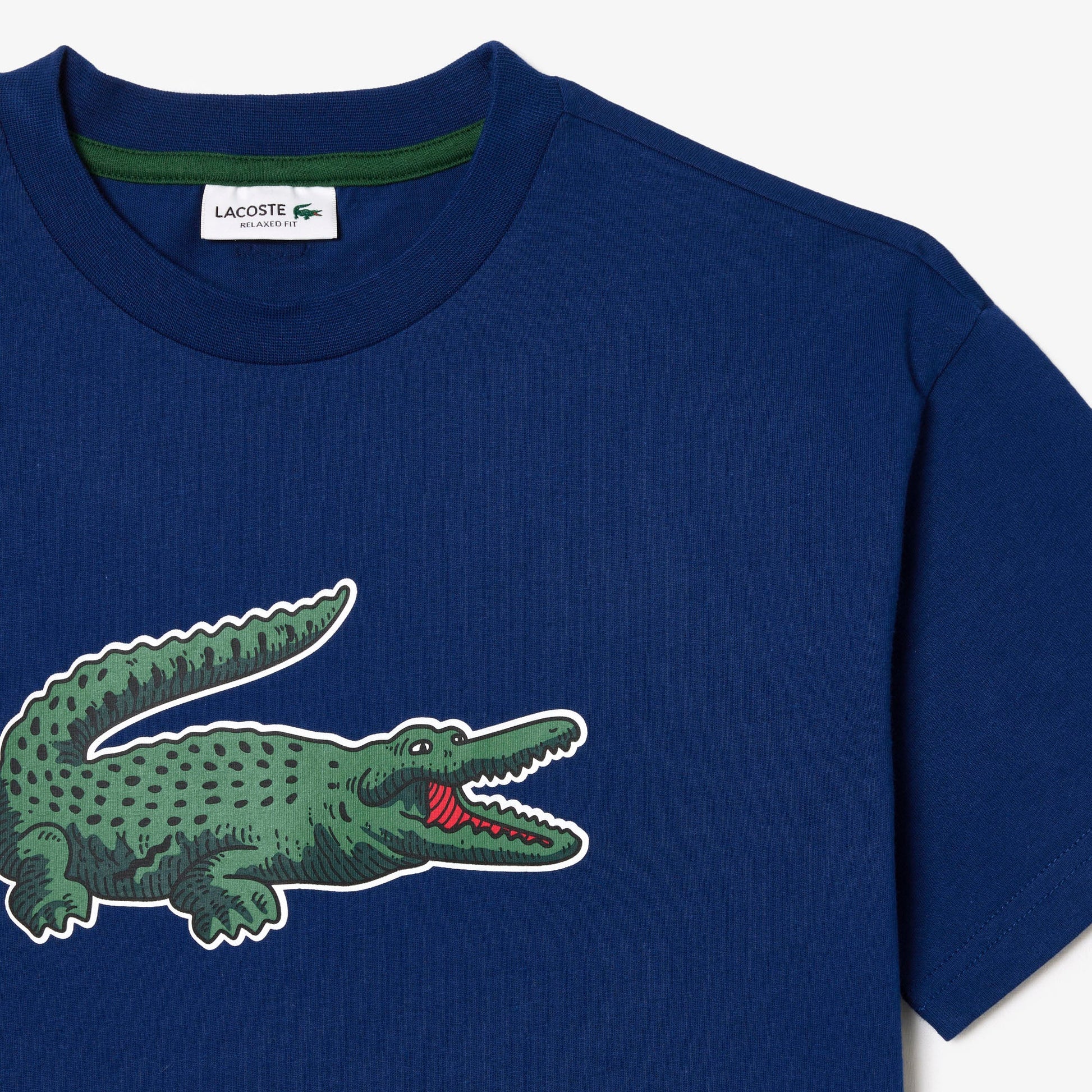 Lacoste Kid's Graphic Print Cotton T - shirt - Lacoste Nigeria - TJ1207_00_F9F_6A