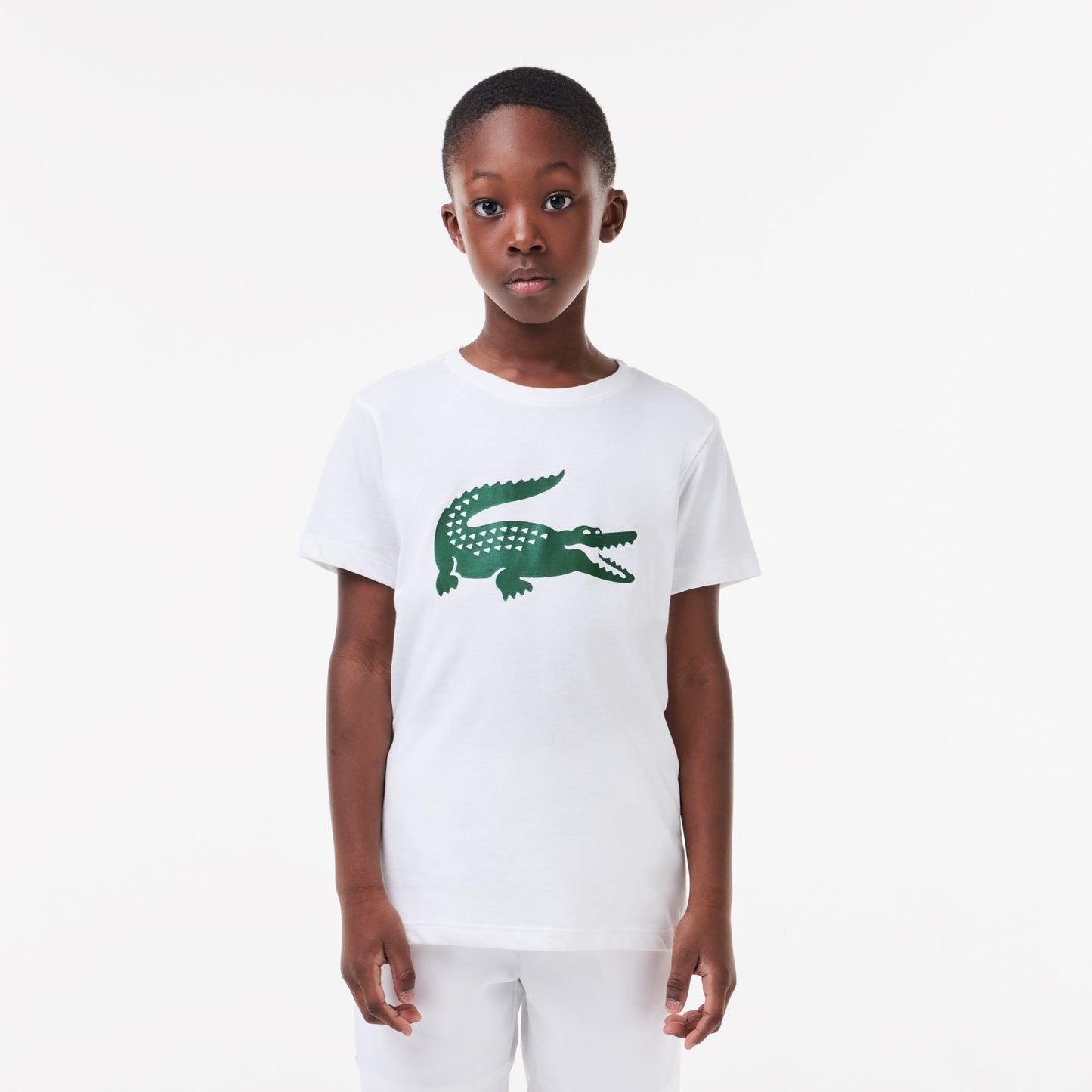 Lacoste Kids' Sport Tennis Technical Jersey Oversized Croc T - shirt - Lacoste Nigeria - TJ2910_00_737_10A