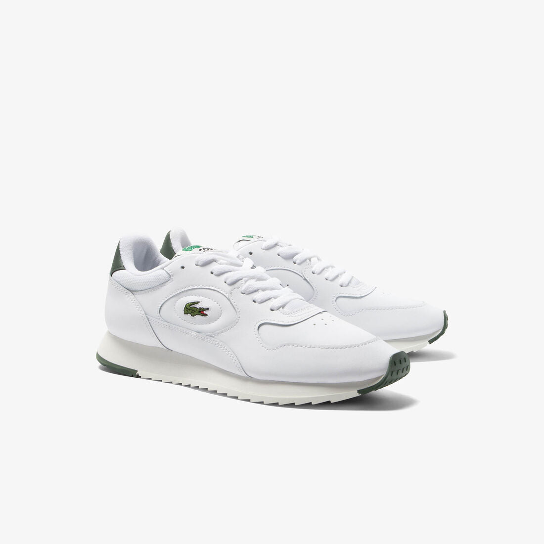 Lacoste Line Track Leather Trainers - Lacoste Nigeria - 