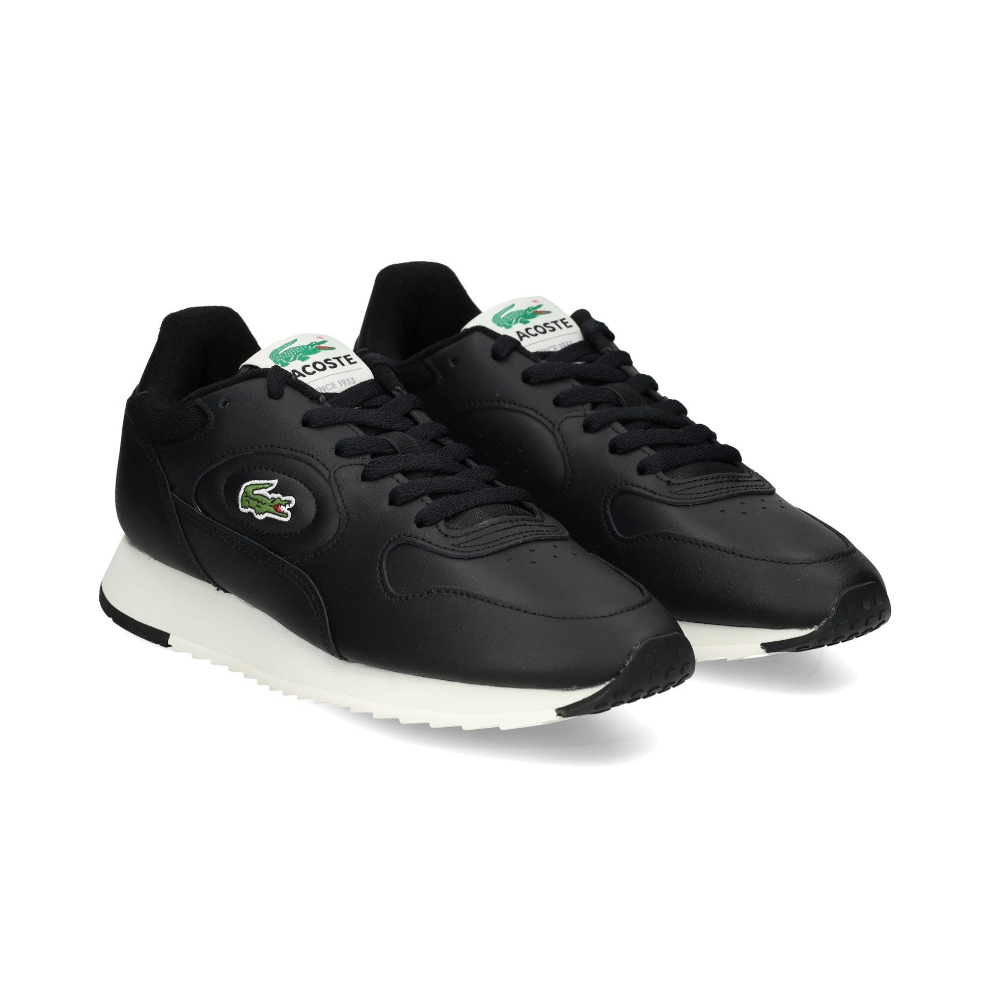 Lacoste Line Track Leather Trainers - Lacoste Nigeria - 