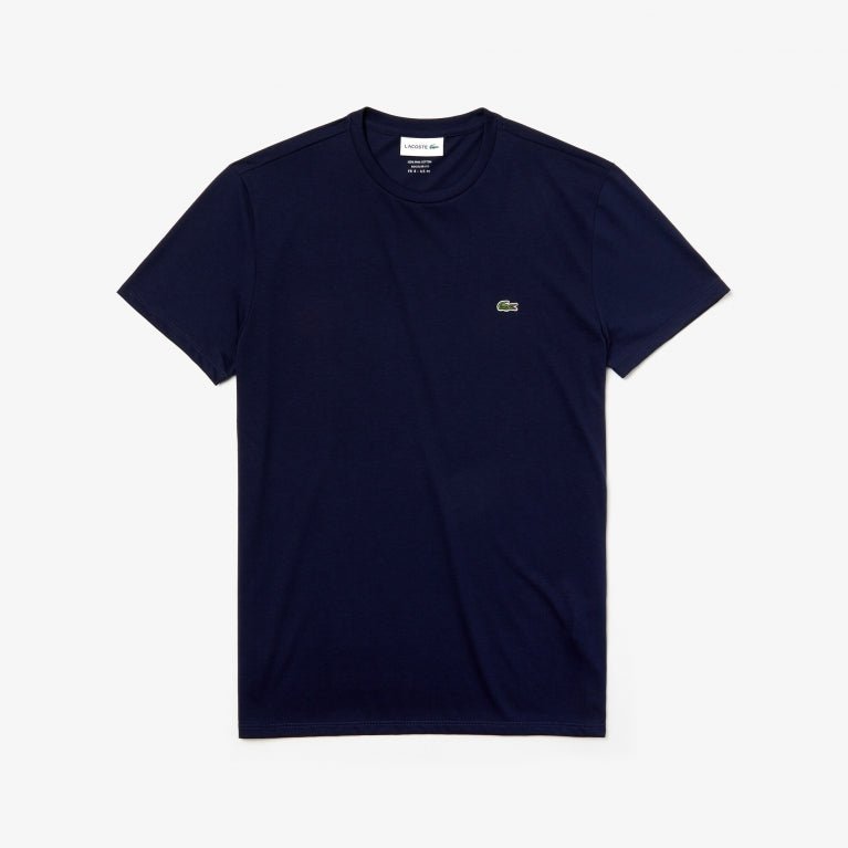 Lacoste Men's Crew Neck Pima Cotton Jersey T - Shirt - Lacoste Nigeria - 