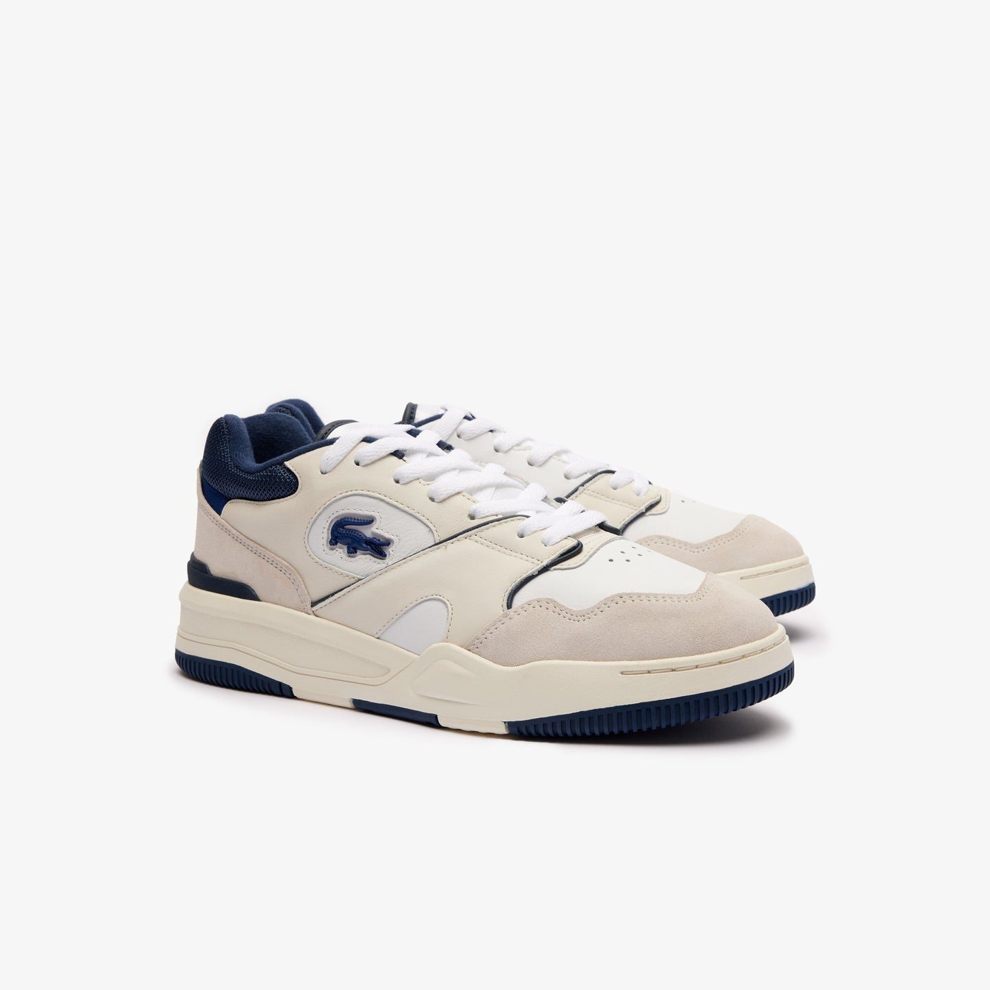 Lacoste Men's Lineshot Leather Logo Trainers - Lacoste Nigeria - 47SMA0062 - 081 - 8