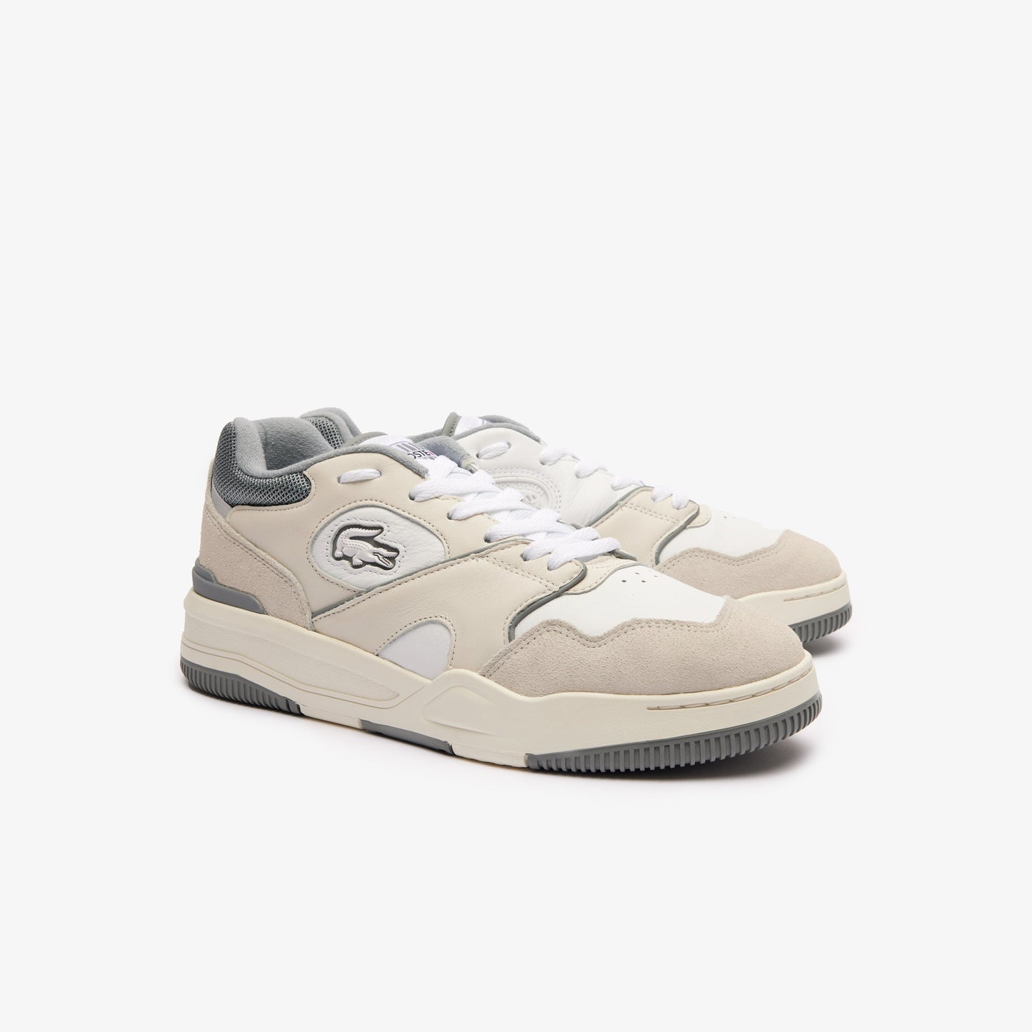 Lacoste Men's Lineshot Leather Logo Trainers - Lacoste Nigeria - 47SMA0062 - 081 - 8