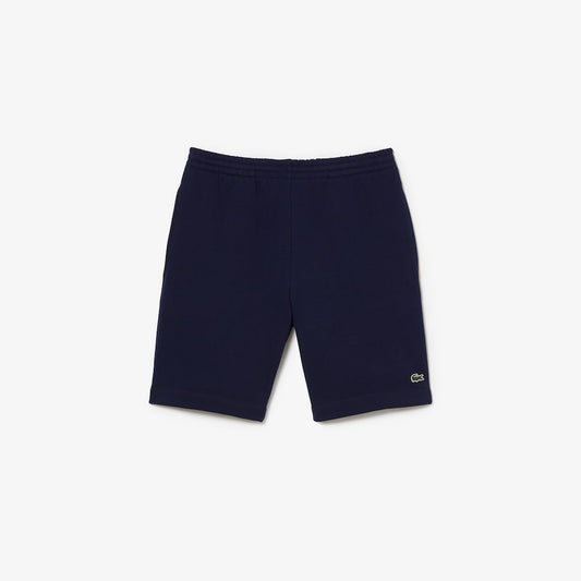 Lacoste Men's Organic Brushed Cotton Fleece Shorts - Lacoste Nigeria - 