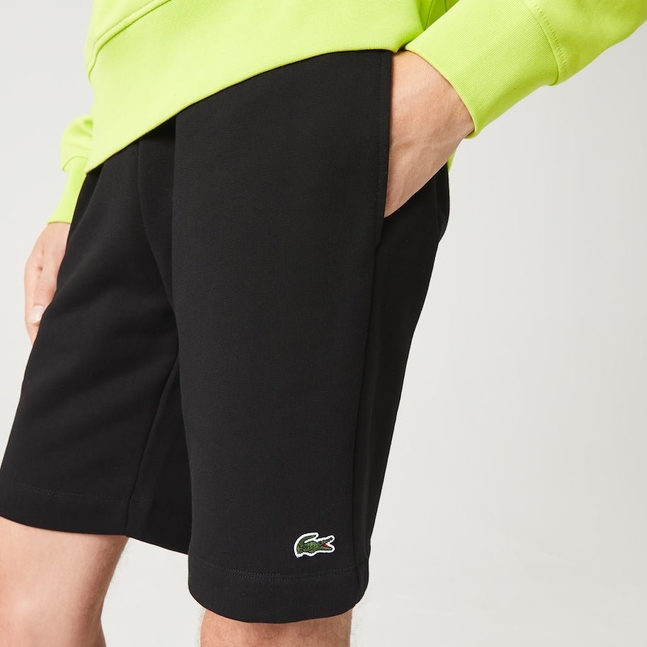 Lacoste Men's Organic Brushed Cotton Fleece Shorts - Lacoste Nigeria - 