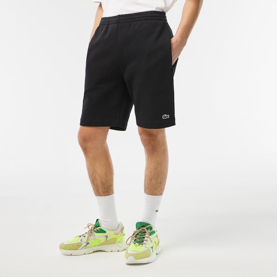 Lacoste Men's Organic Brushed Cotton Fleece Shorts - Lacoste Nigeria - 