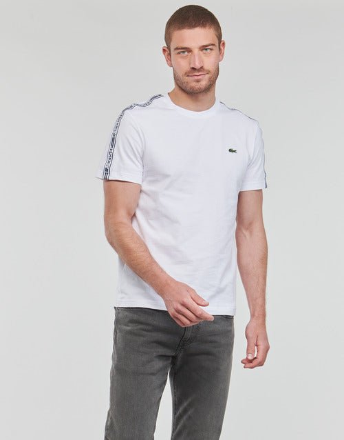 Lacoste Men's Regular Fit Logo Stripe T - shirt - Lacoste Nigeria - 