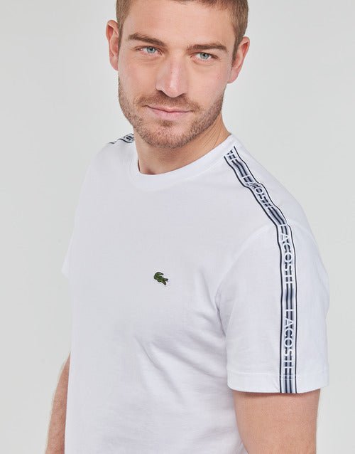 Lacoste Men's Regular Fit Logo Stripe T - shirt - Lacoste Nigeria - 