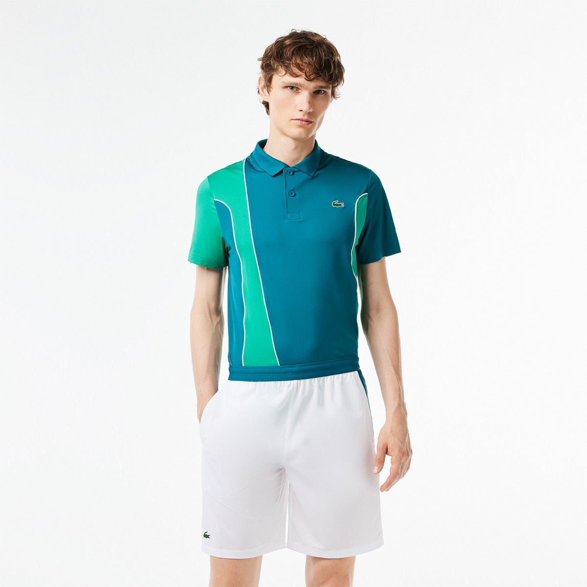 Lacoste Men's Sport X Novak Djokovic Cplourblock Shorts - Lacoste Nigeria - 