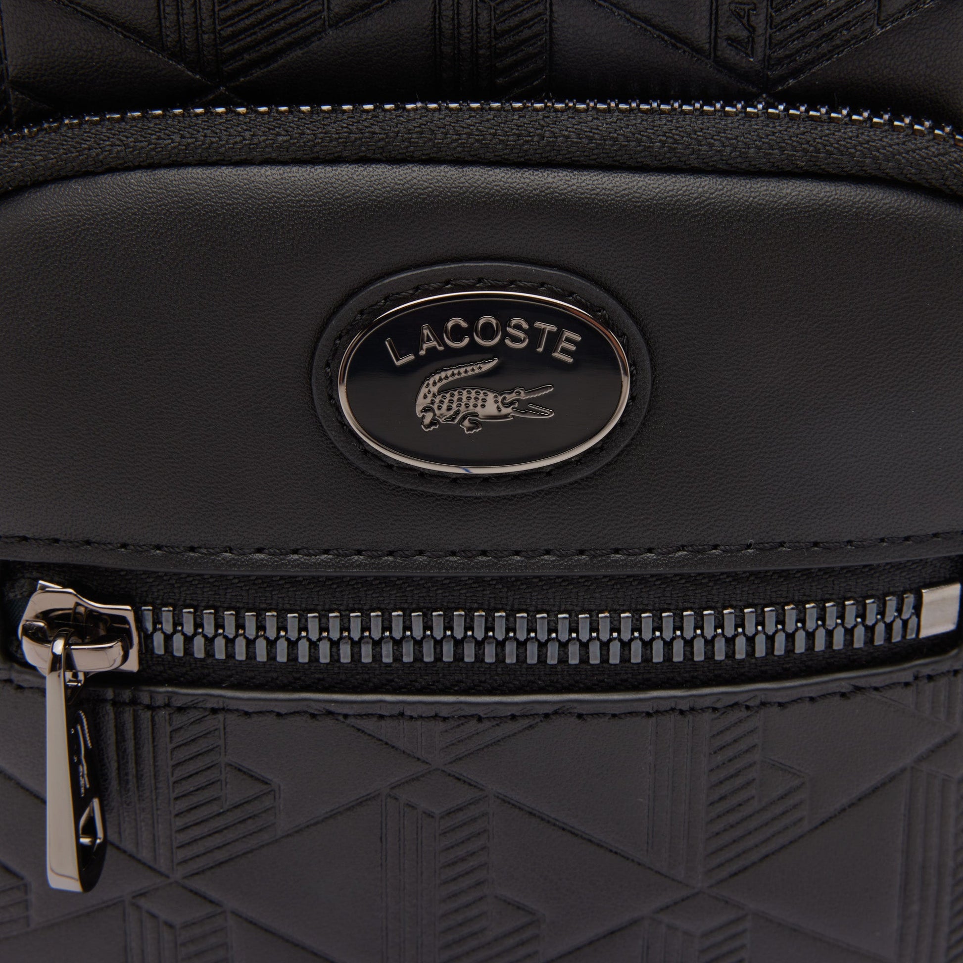 Lacoste Monogram Print Small Crossover Bag - Lacoste Nigeria - NH4399MR - 000 - X