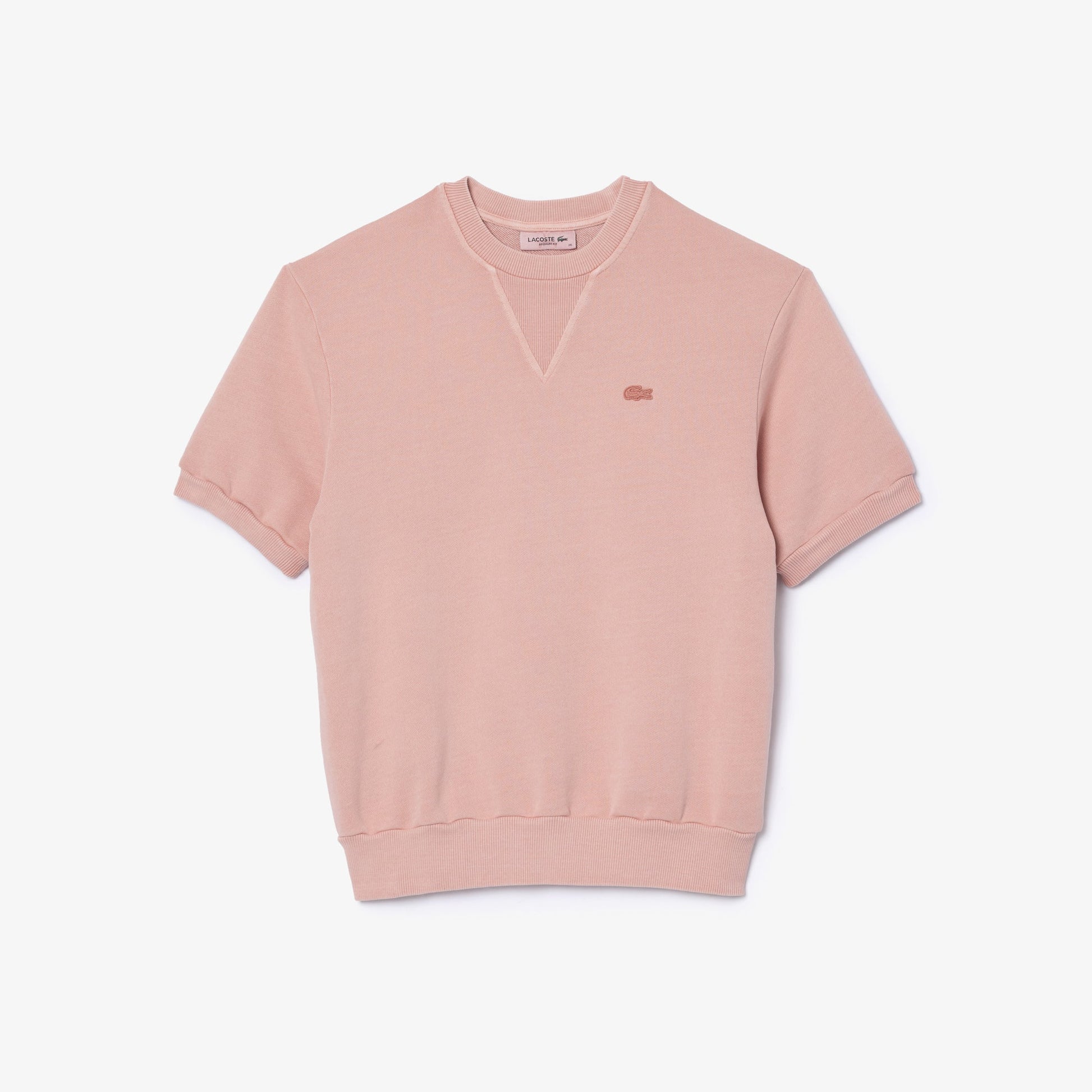 Lacoste Natural Dyed Cotton Fleece T - shirt - Lacoste Nigeria - TF7217 - 00 - K86 - 36