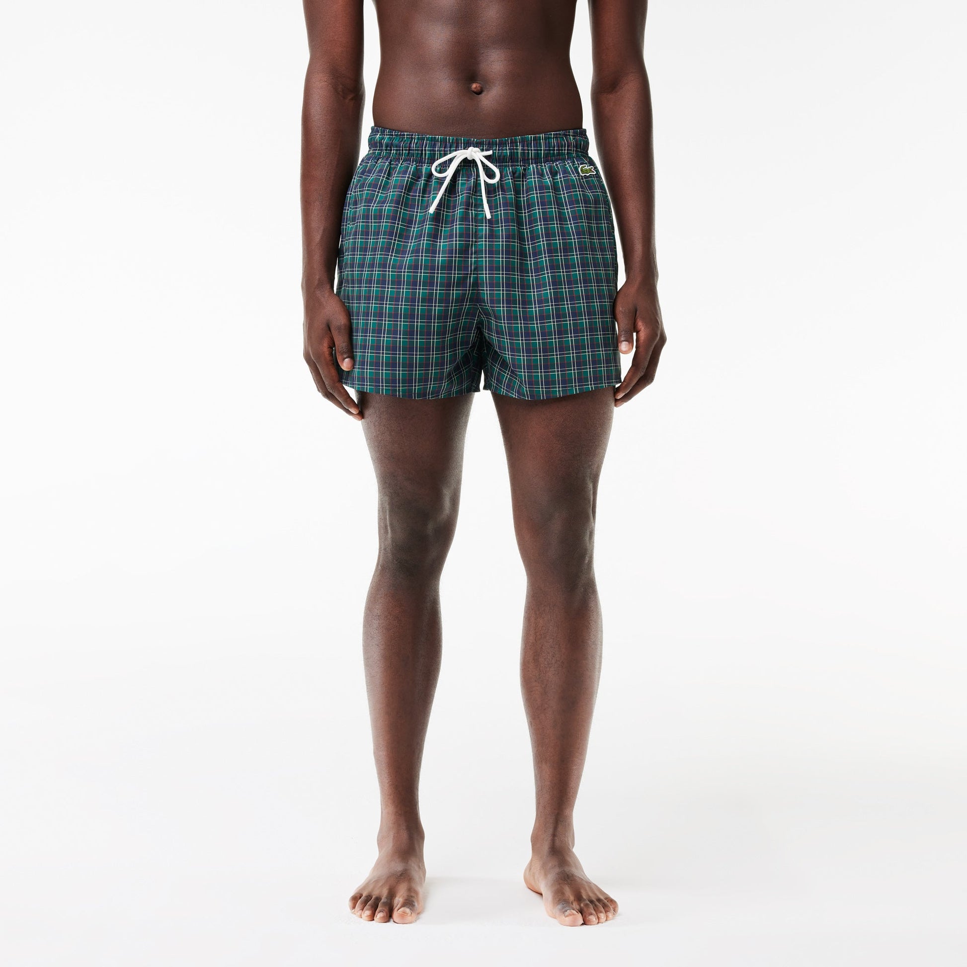 Lacoste Short Printed Swim Trunks - Lacoste Nigeria - MH7272 - 00 - QRN - L