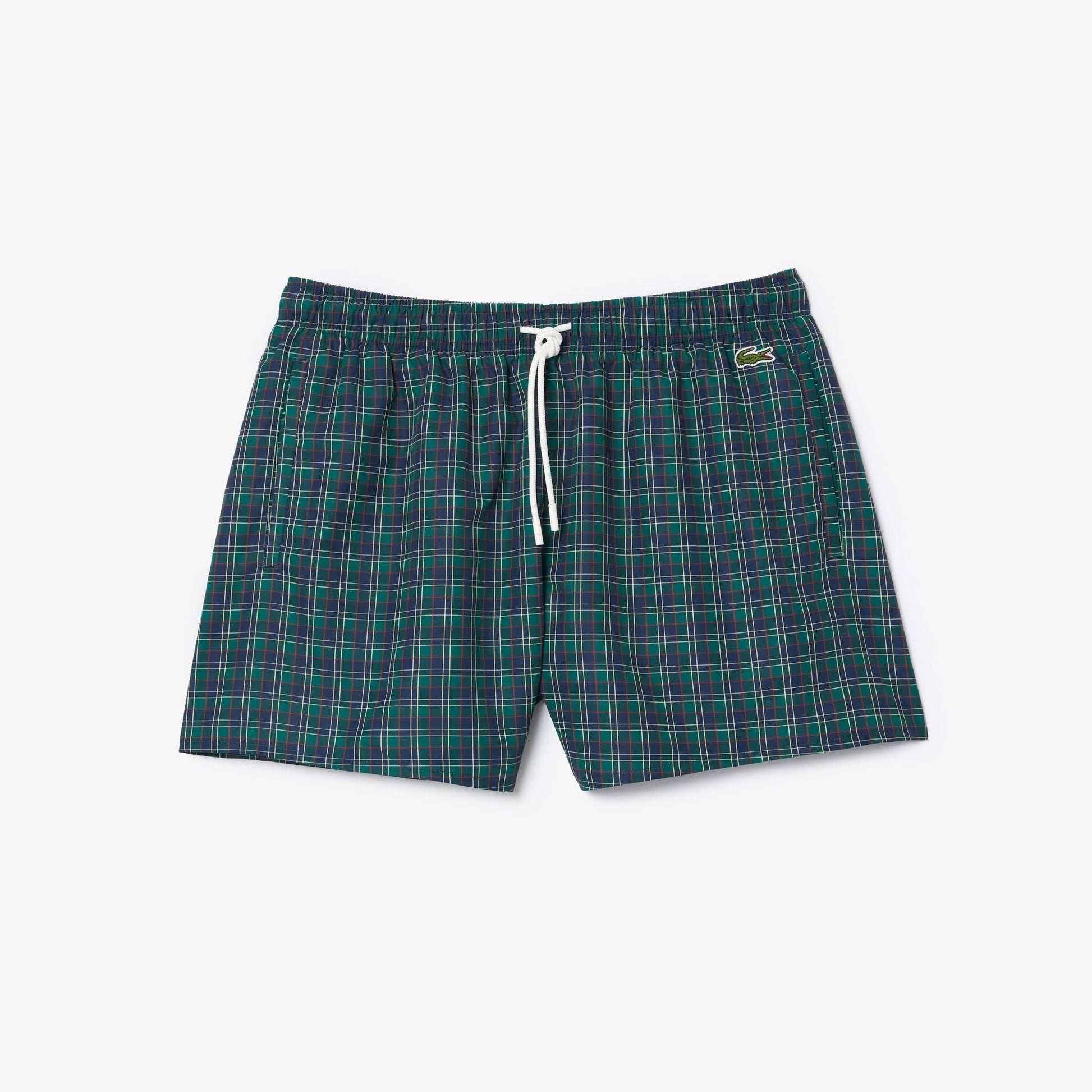 Lacoste Short Printed Swim Trunks - Lacoste Nigeria - MH7272 - 00 - QRN - L