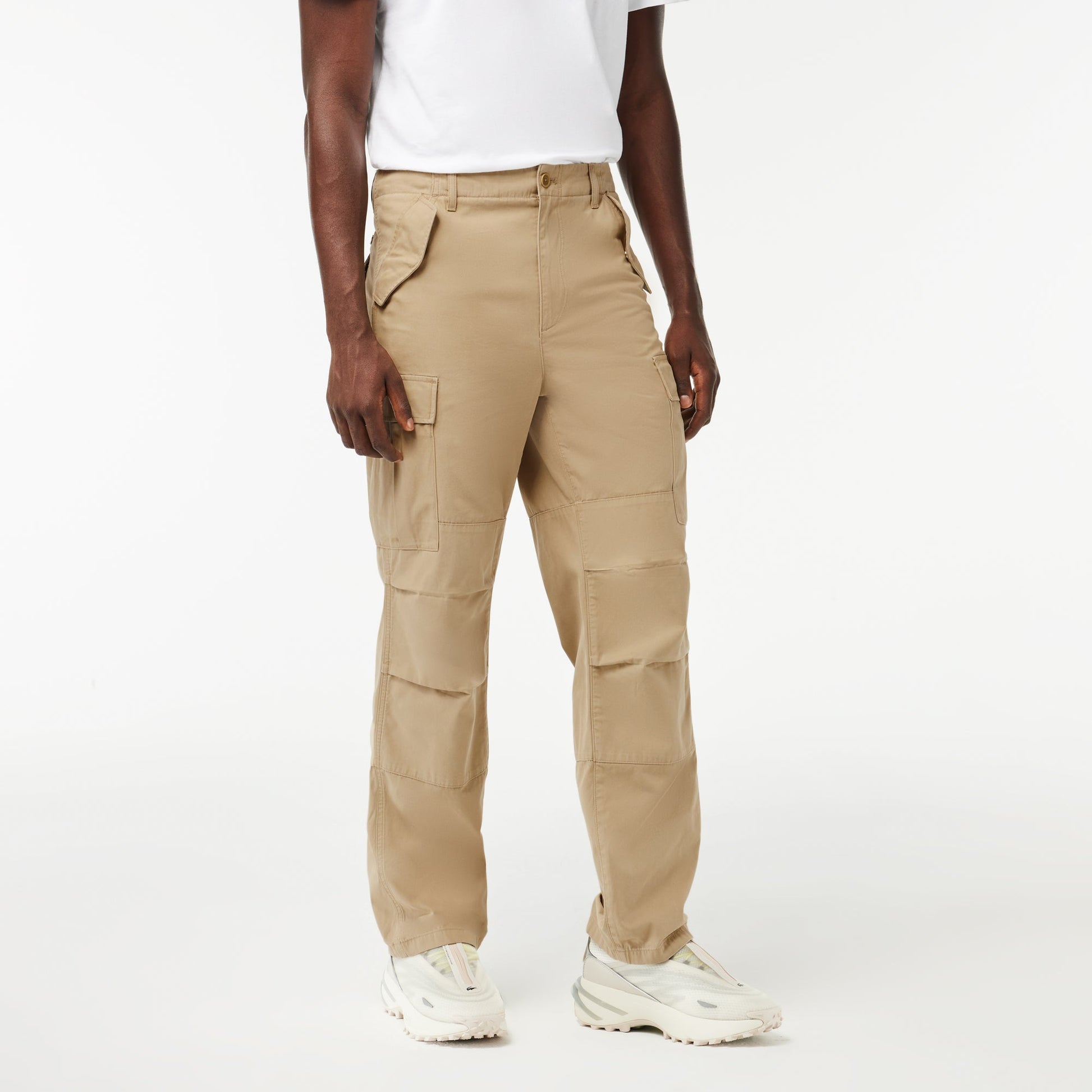 Lacoste Straight Fit Cotton Cargo Pants - Lacoste Nigeria - 