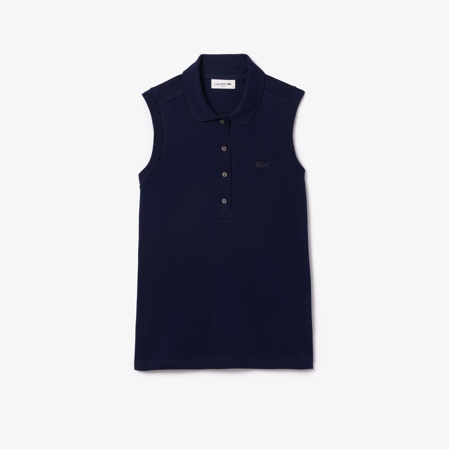 Lacoste Women's Sleeveless Cotton Piqué Polo - Lacoste Nigeria - PF5445 - 00 - 166 - 36