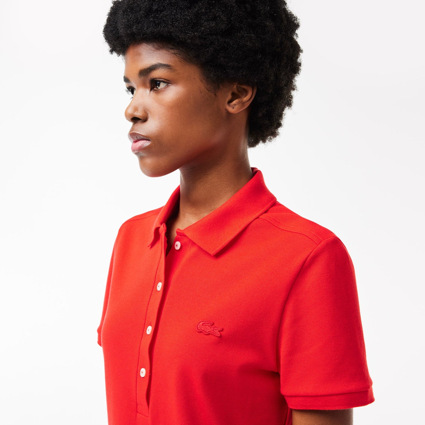 Lacoste Women's Slim fit Stretch Cotton Piqué Polo Shirt - Lacoste Nigeria - PF5462 - 00 - F8M - 36