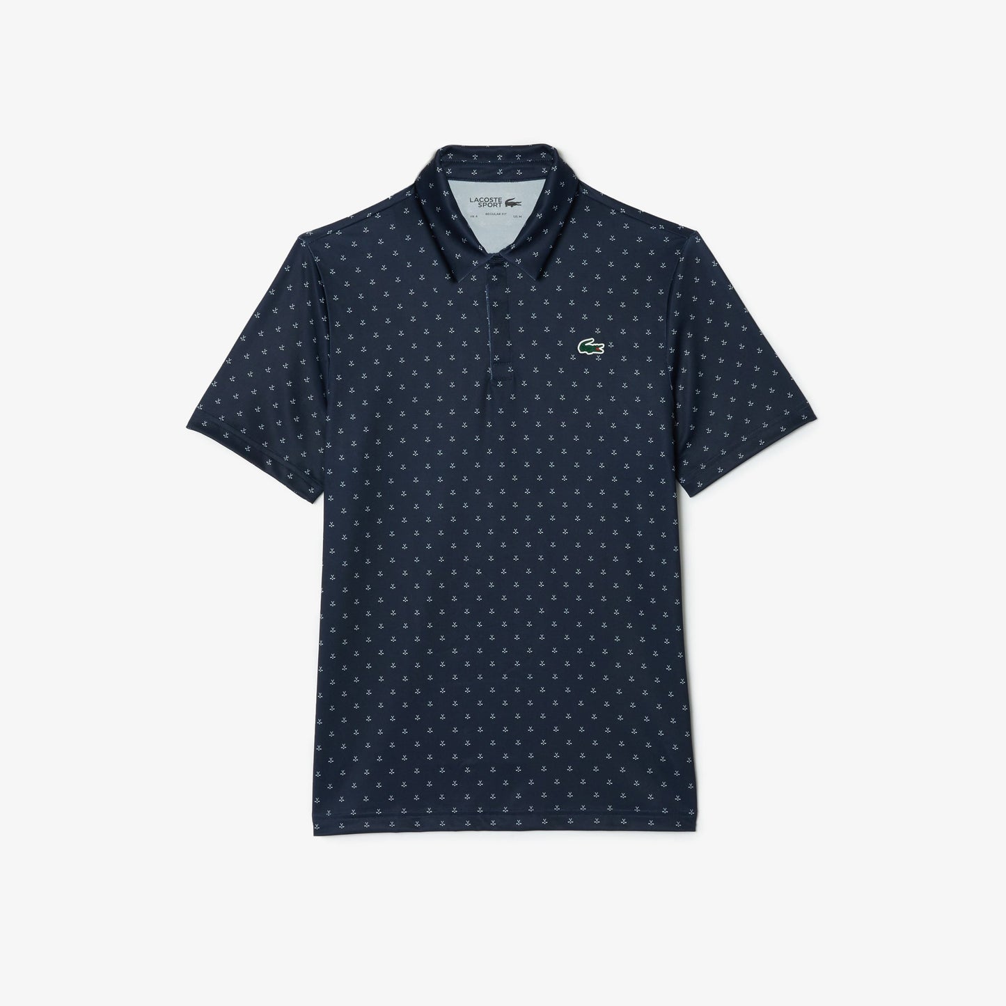 Men’s Lacoste Golf Printed Recycled Polyester Polo Shirt - Lacoste Nigeria - DH5175 - 00 - 525 - L