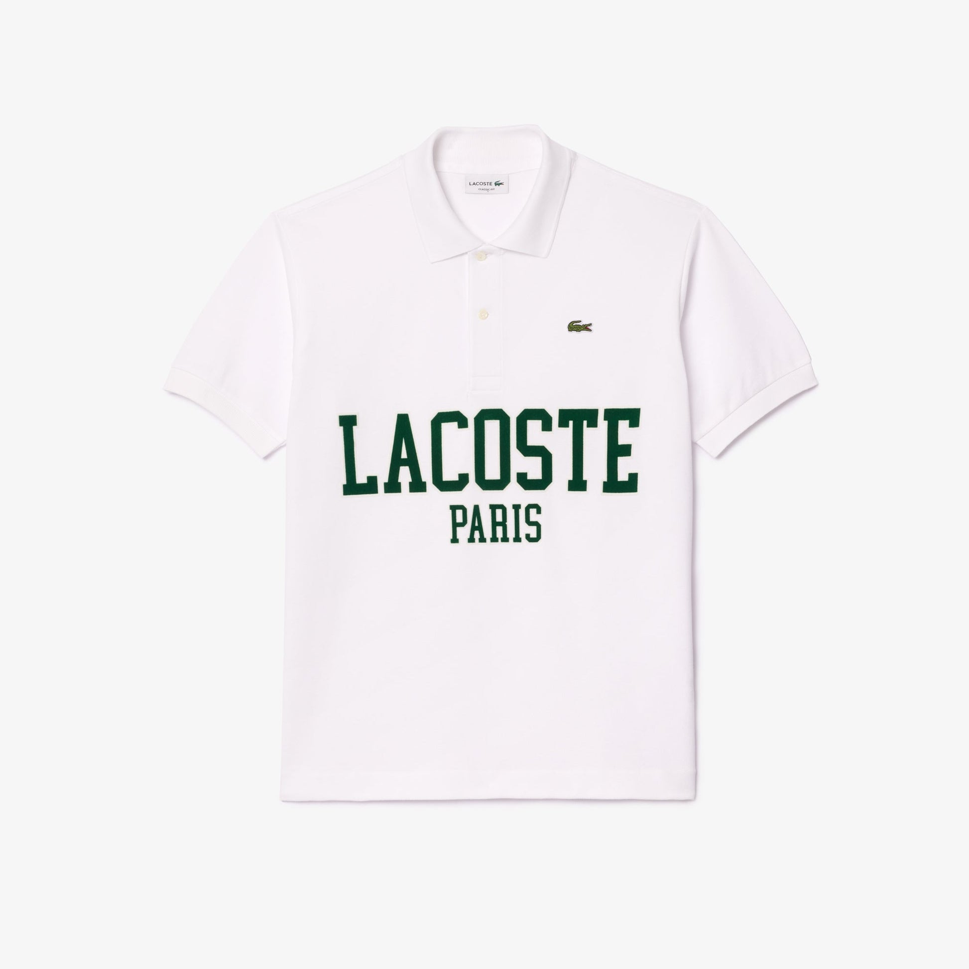 Original L.12.12 Lacoste Flocked Pique Polo Shirt - Lacoste Nigeria - PH7419 - 00 - 001 - S