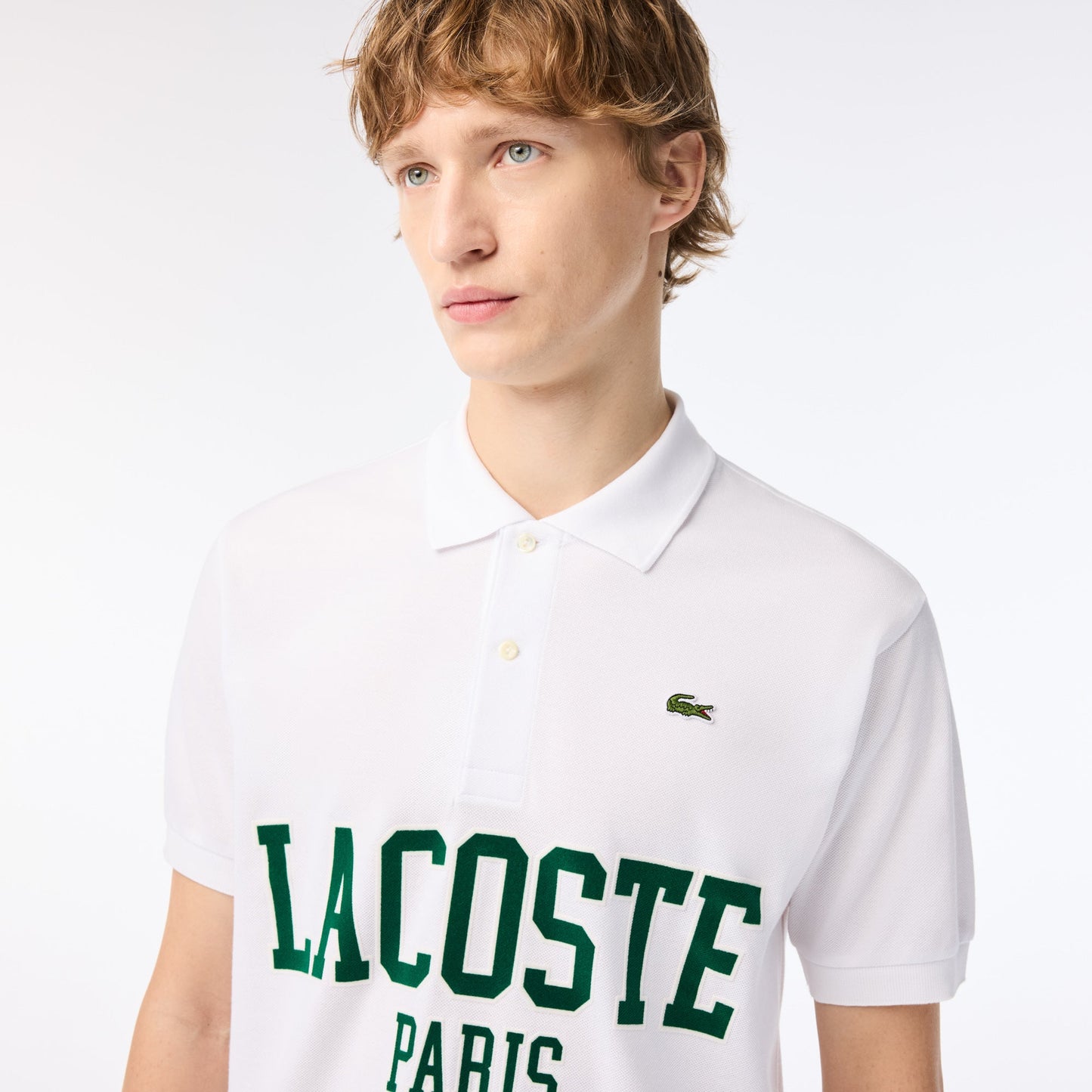 Original L.12.12 Lacoste Flocked Pique Polo Shirt - Lacoste Nigeria - PH7419 - 00 - 001 - S