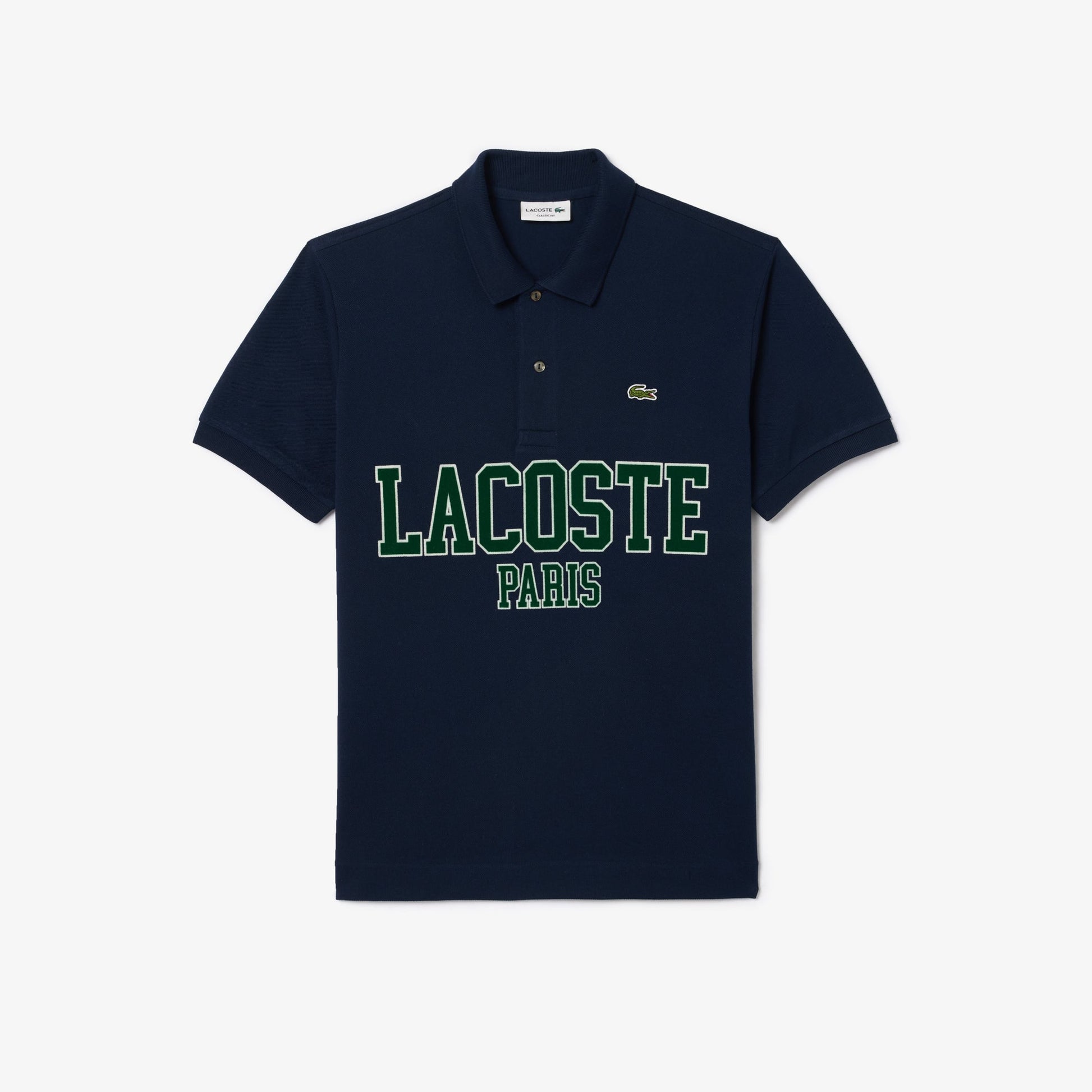 Original L.12.12 Lacoste Flocked Pique Polo Shirt - Lacoste Nigeria - PH7419 - 00 - 166 - S