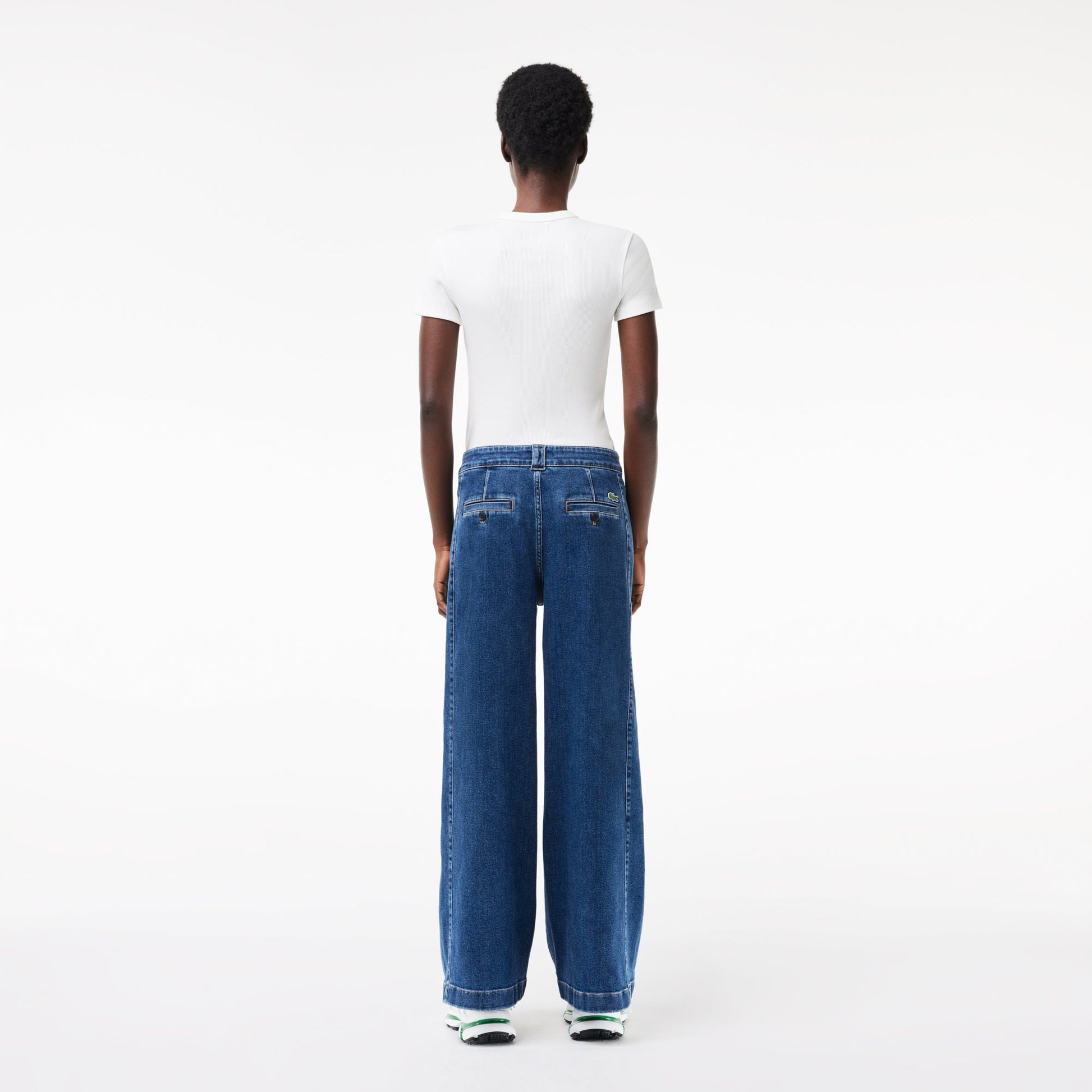 Women's Lacoste Stretch Denim Jeans - Lacoste Nigeria - HF5900 - 90 - 36L - 36